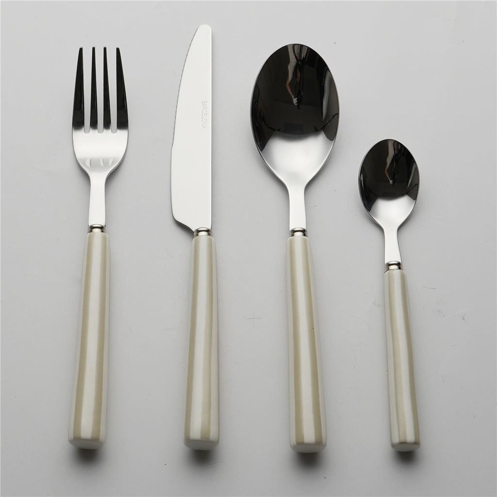 CUBIERTO BARCELONA SET X24pcs
