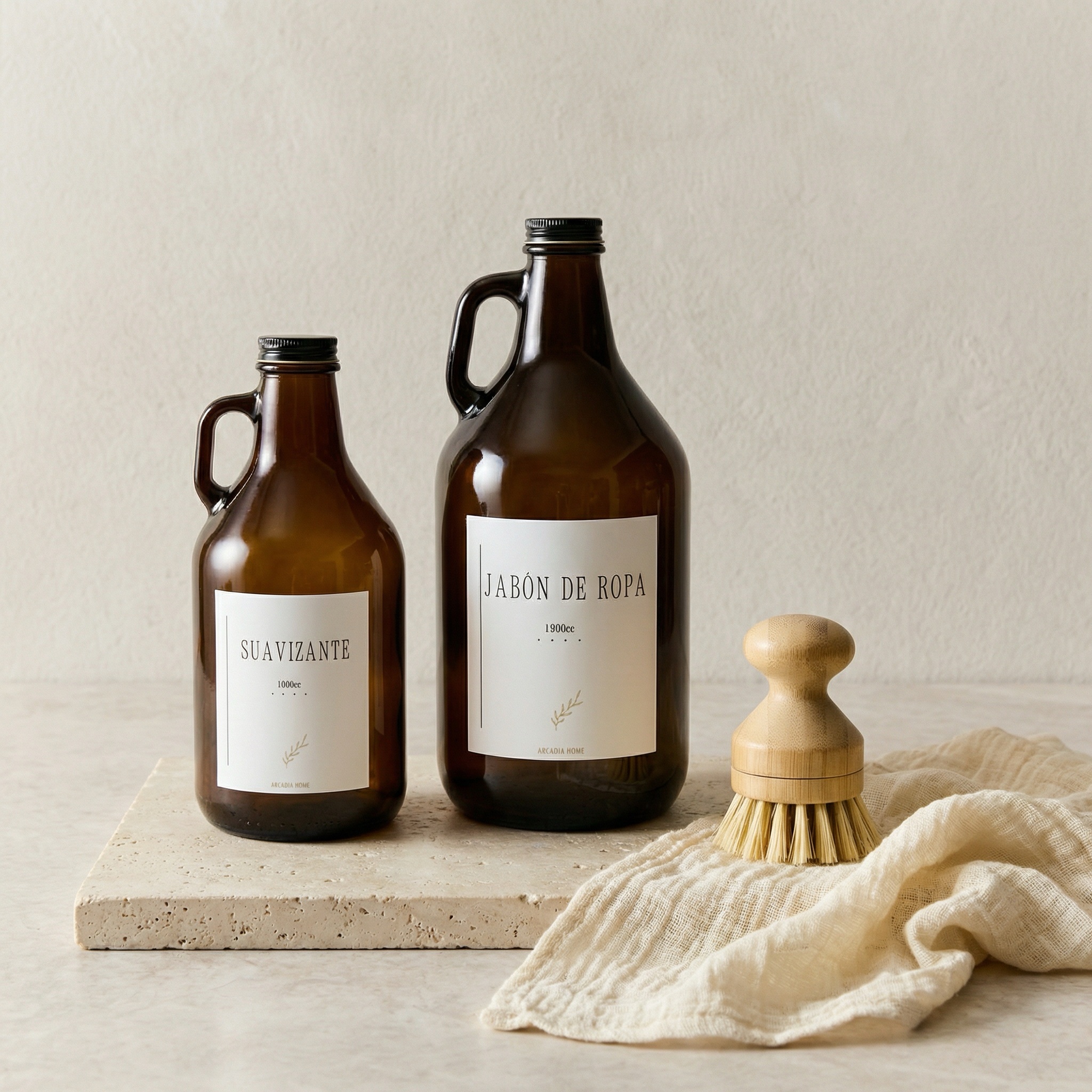BOTELLAS DE VIDRIO PARA LAVANDERÍA